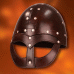 CASCO VIKINGO VENDEL DE CUERO